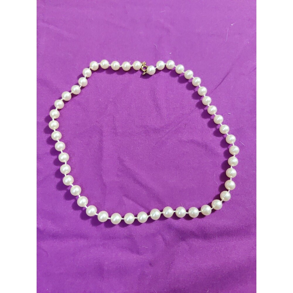 Faux Pearl Necklace